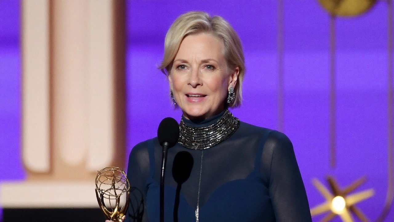 Jean Smart wins fourth straight Emmy for Hacks, ends speech with a plea: 'Be good to each other'
